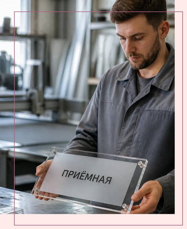 Таблички из оргстекла на заказ в Магадане от 3987 р. | Аванза-Мгд