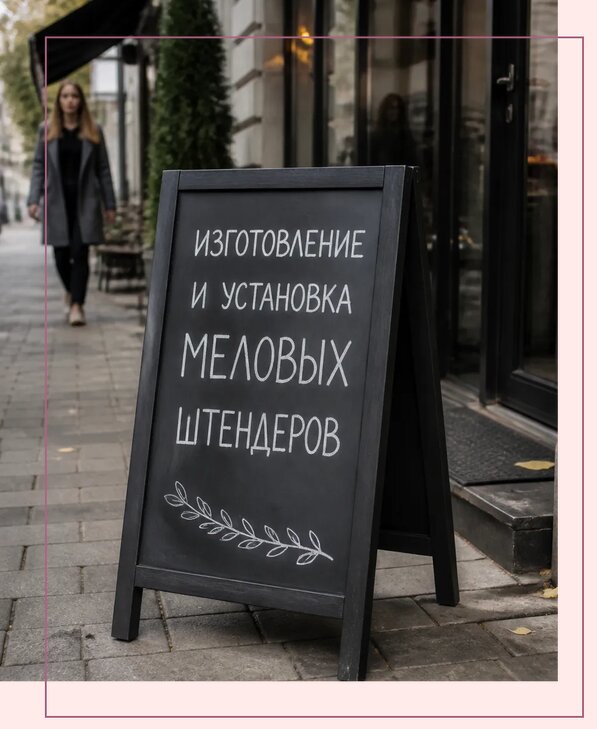 Меловые штендеры в Магадане по цене от 6645 р. | Аванза-Мгд